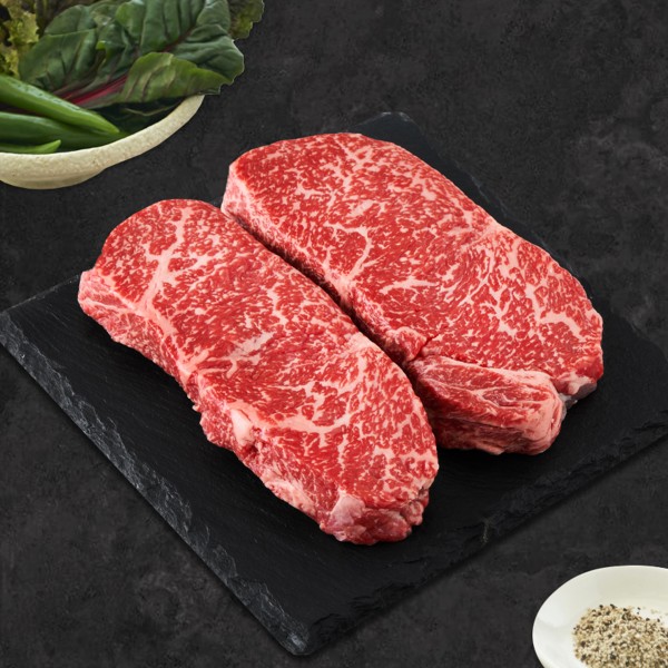 [사전예약] 1+ 국내산 한우 채끝살 1kg, 300g (스테이크용)